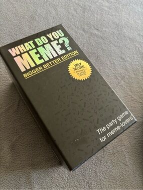 What Do You Meme? Bigger Better Edition Party Game - Black